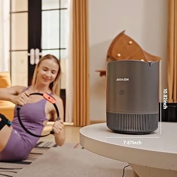 Amazon.co.jp: Jerdazen 空気清浄機 小型 17畳 脱臭 卓上 軽量 集じん