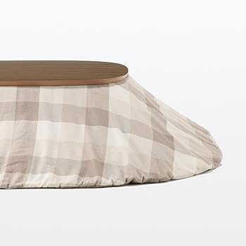 Amazon | 無印良品 こたつにもなるローテーブル ダークブラウン 小 幅