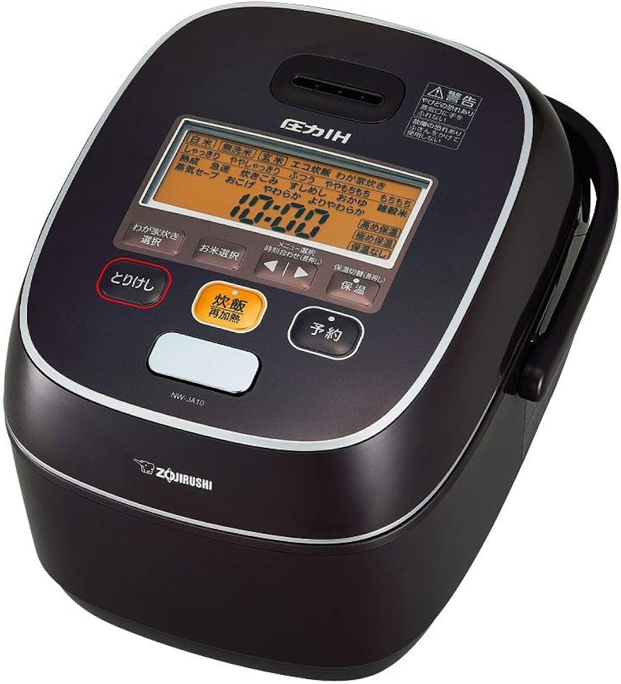 Amazon | 象印マホービン 炊飯器 5.5合 ブラウン NW-JA10-TA | 象印