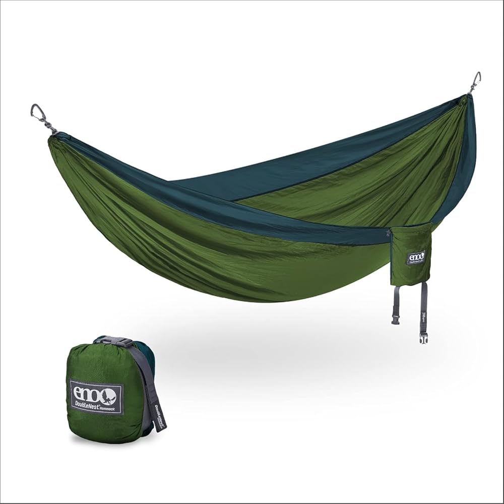 Amazon.com: ENO DoubleNest Hammock - Marine/Cedar : Sports & Outdoors