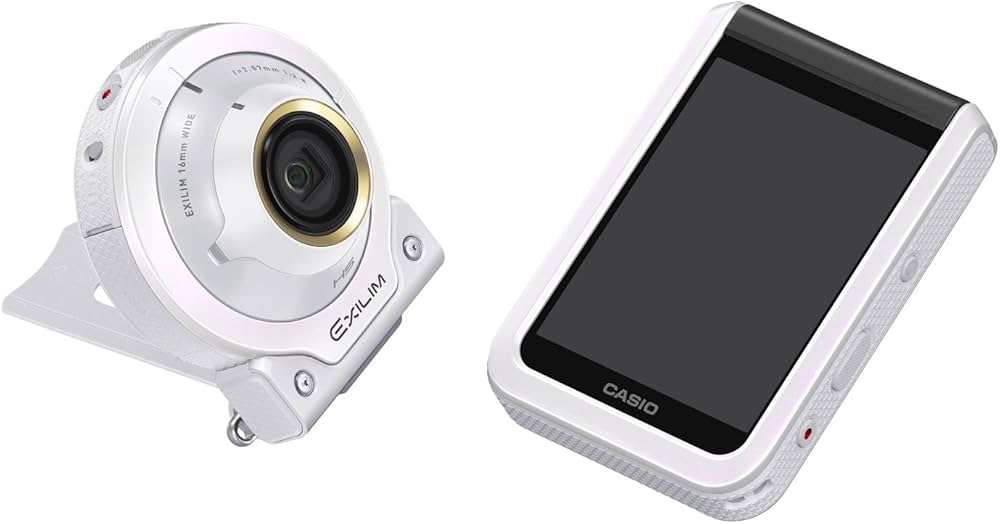 Amazon | CASIO デジタルカメラ EXILIM EX-FR100LWE カメラ部/モニター