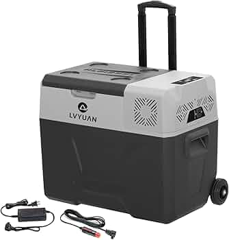 Amazon.co.jp: LVYUAN 車載冷蔵庫 冷凍庫 40L 大容量 家庭/車両両用