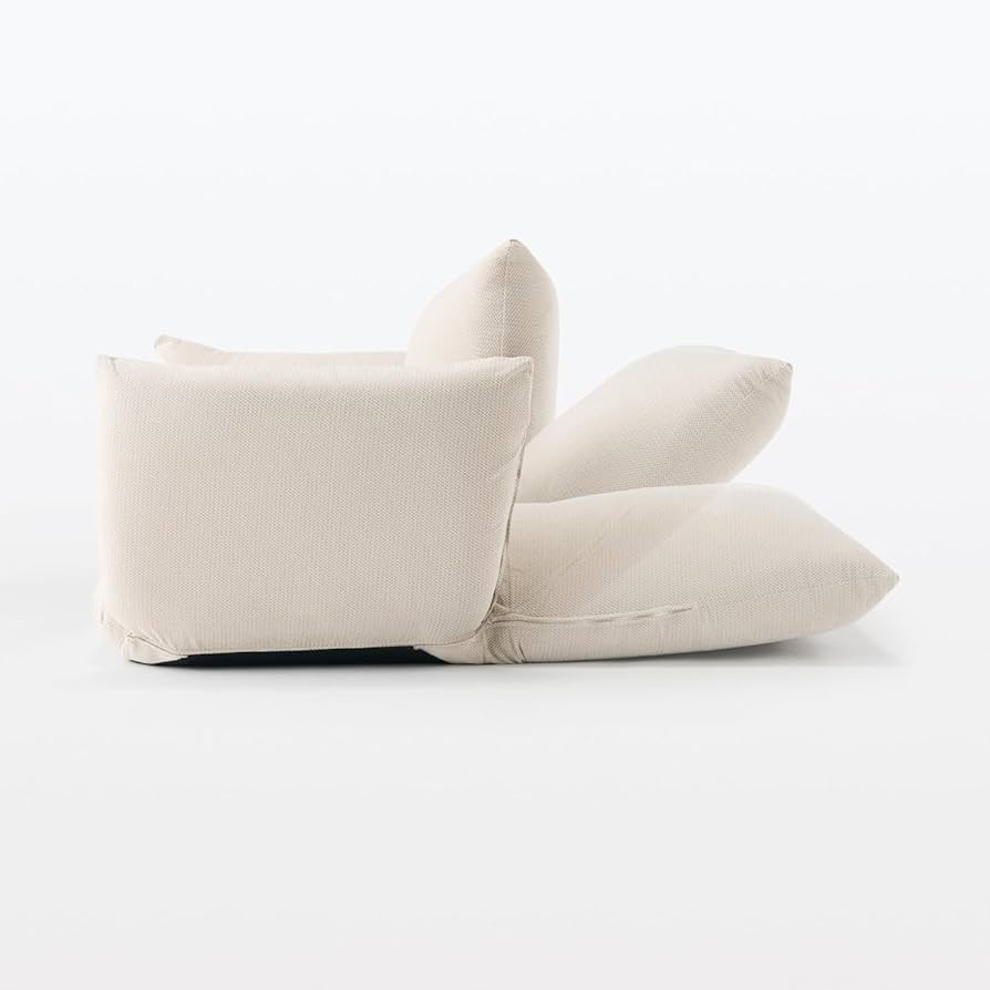 Amazon｜リクライニングフロアソファ ベージュ 幅 88× 奥行 78× 高さ