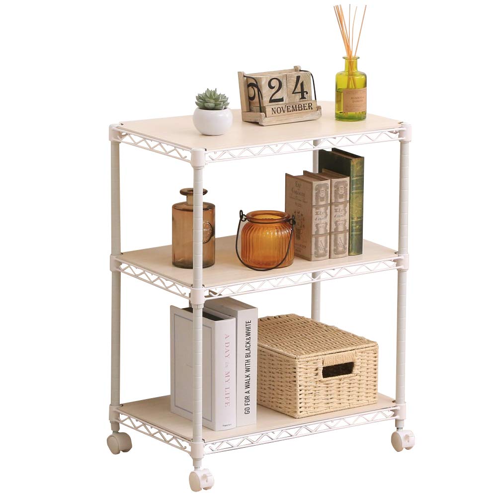 Amazon｜アイリスオーヤマ カラーラック メタルラック 3段 ホワイト