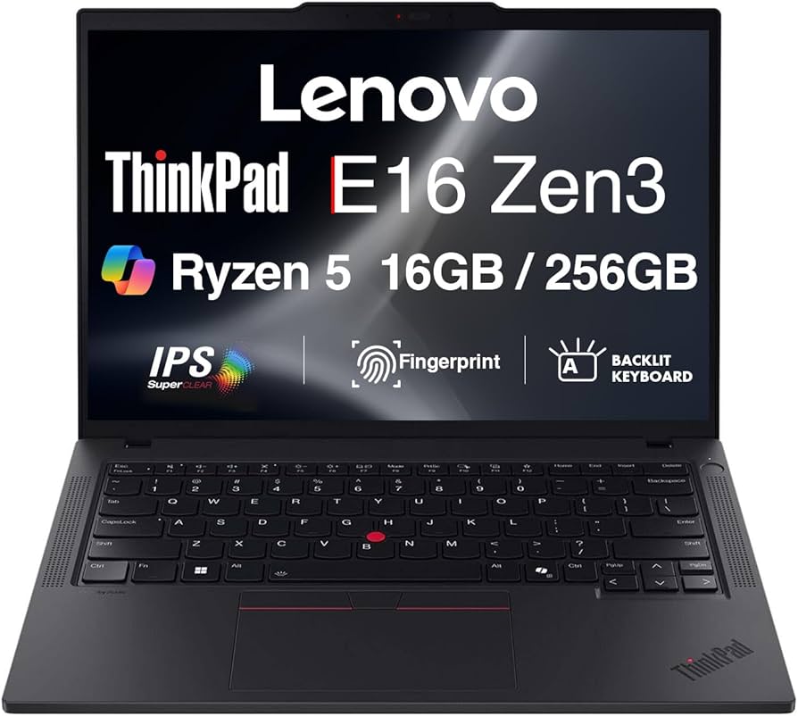 Amazon.com: Lenovo ThinkPad E16 Gen 2 – AMD Ryzen 5 7535U 16