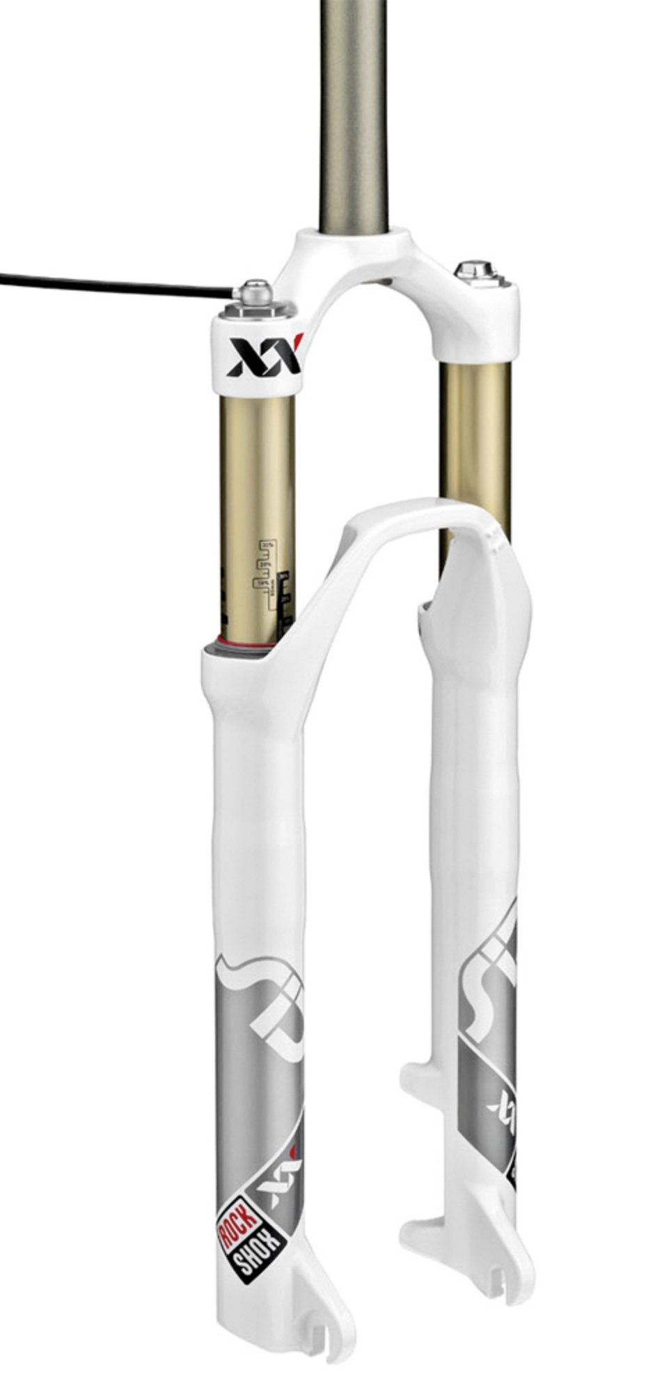 RockShox SID XX - Dual Air 100 mm 26 polegadas 9 mm (Branco