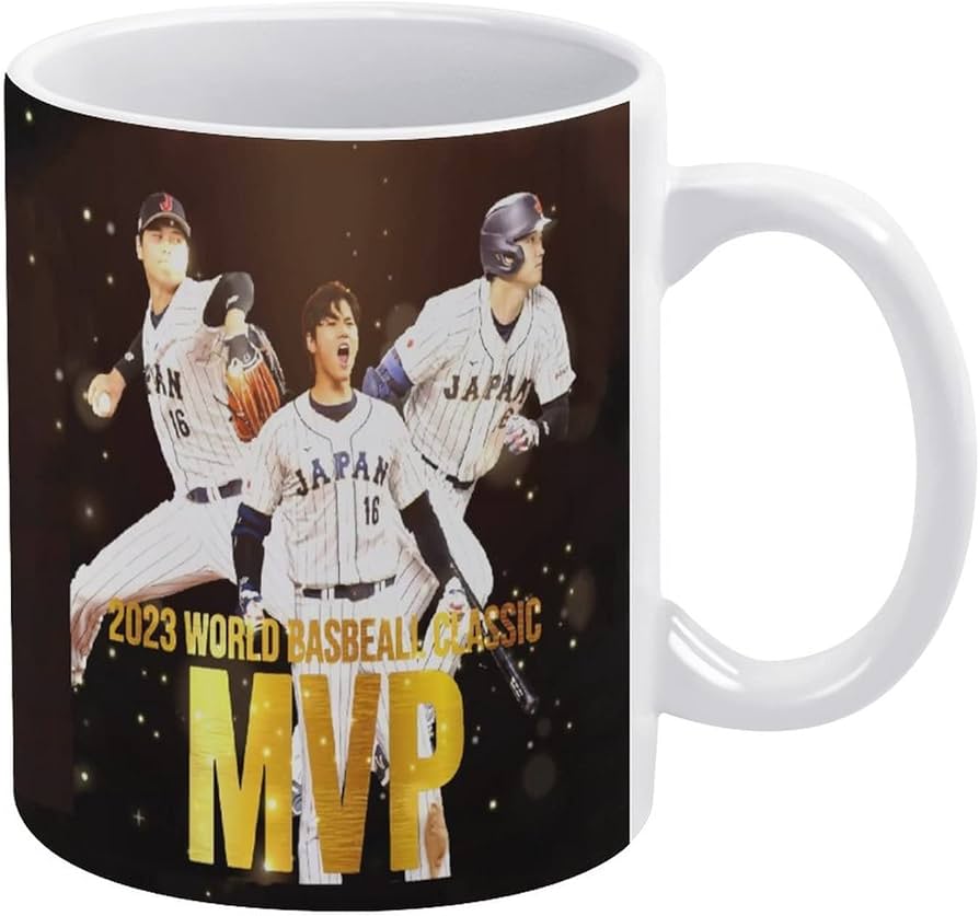 Amazon.co.jp: 2023 WBC 侍JAPAN 大谷翔平 MVP マグカップ セラミック