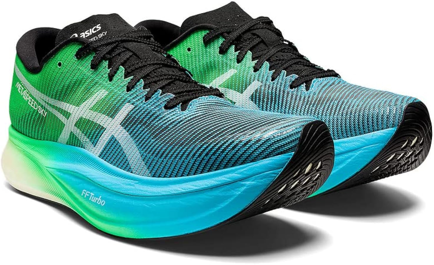 Amazon.co.jp: [アシックス] METASPEED SKY+ BLACK/NEW LEAF 22.5CM