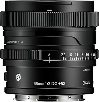 Amazon.com : Sigma 35mm F2 DG (Black) | Contemporary for L Mount