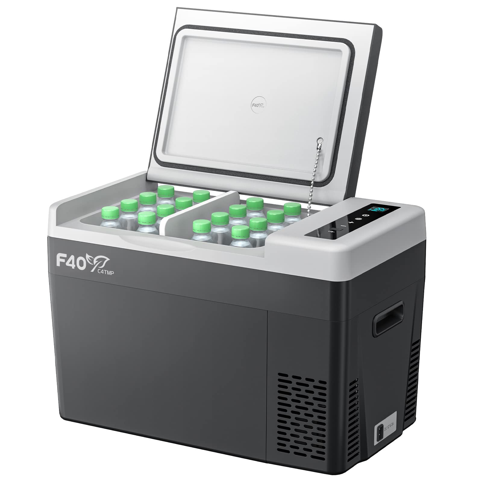 Amazon.co.jp: F40C4TMP ポータブル冷蔵庫 車載冷蔵庫 28L -22℃～10