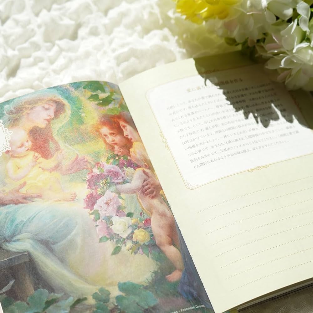 エンジェルダイアリー 2025 (エンジェル／アイボリー) 手帳 日記 B6