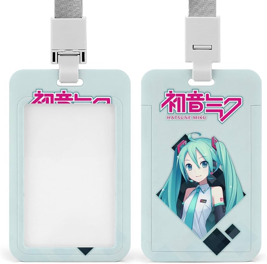 Amazon.co.jp: IDカードホルダー 初音ミク Miku 美少女 萌え 社員証
