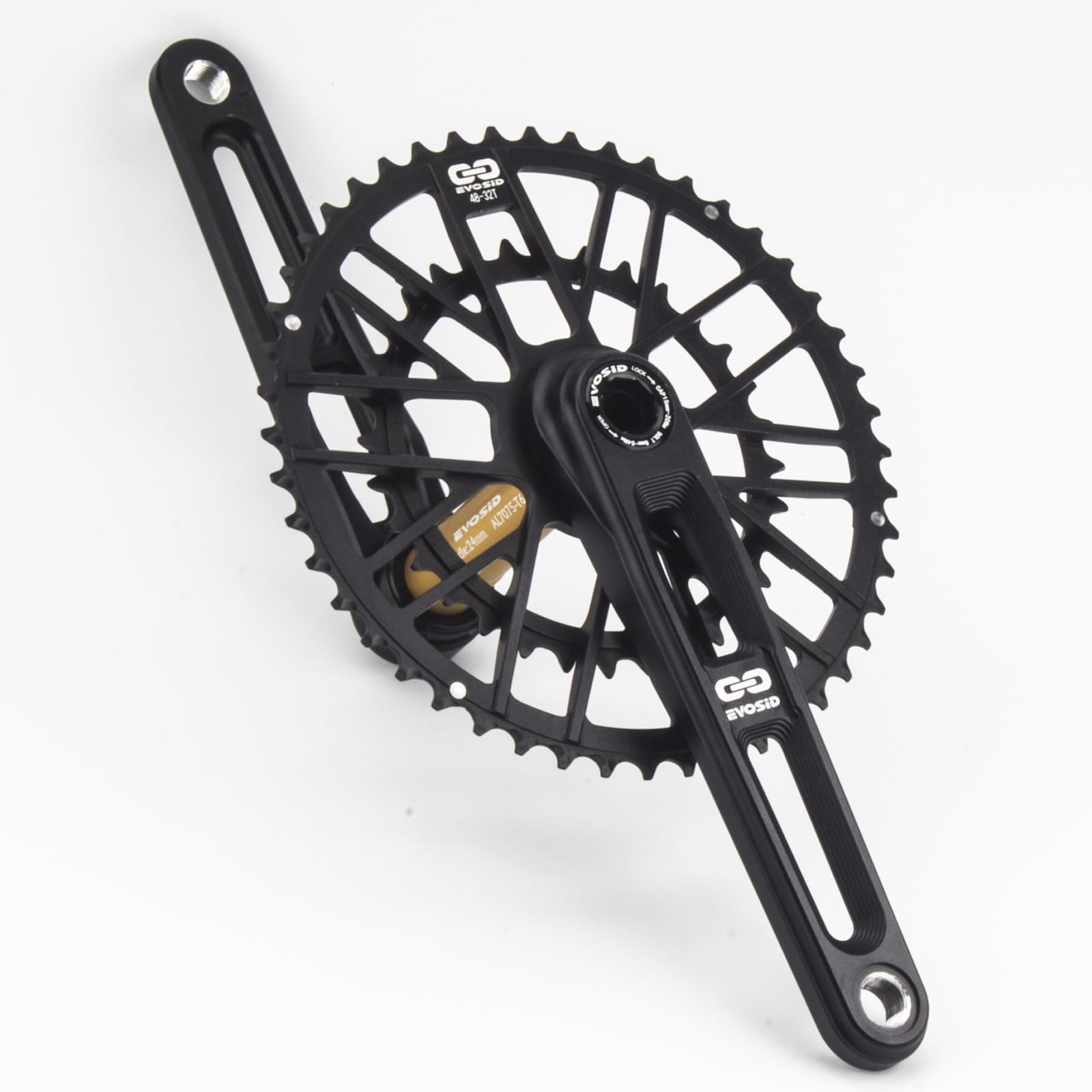 Amazon.co.jp: 46-30T/48-32T ロードバイク用クランクセット 165/170