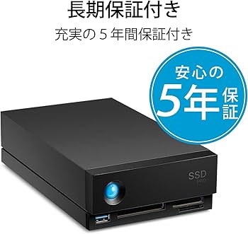 Amazon | ラシー LaCie SSD 外付けSSD 4TB 1big Dock SSD Pro