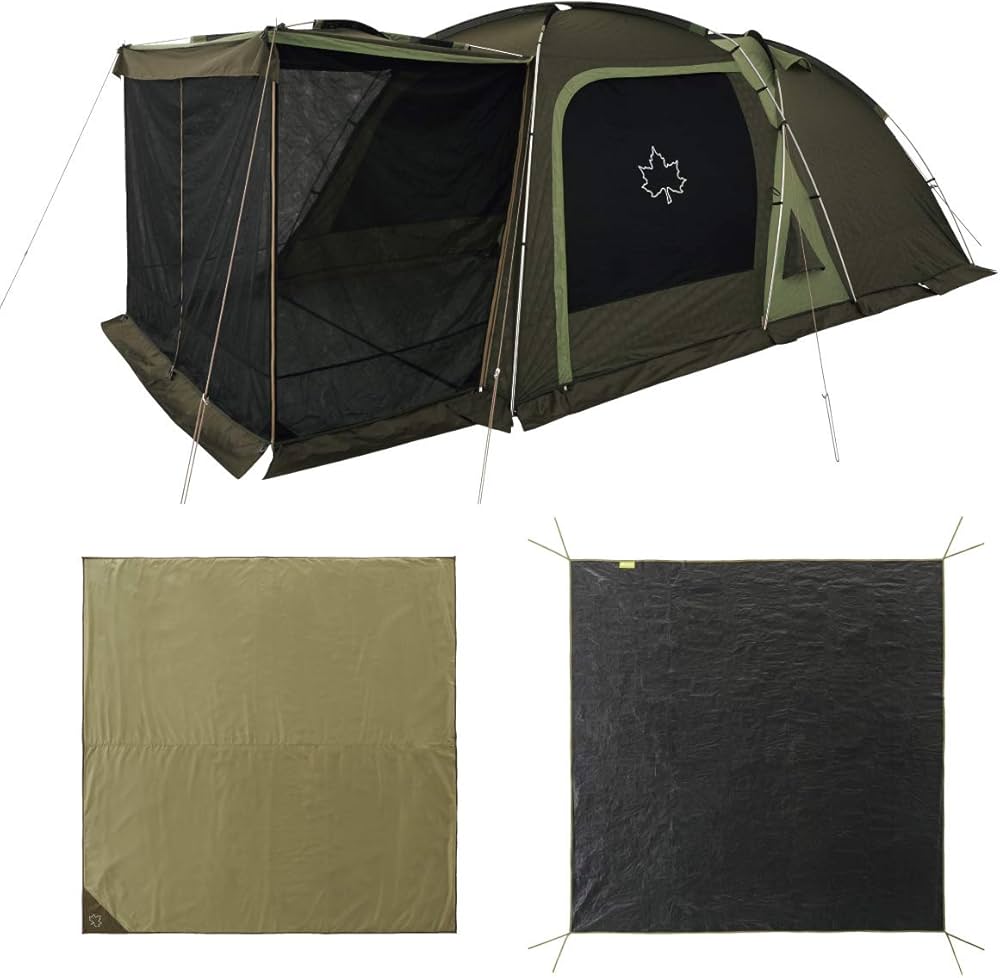 Amazon | ロゴス(LOGOS) LOGOS テントチャレンジセットneos 3ルーム