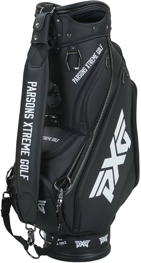 PXG ゴルフ スタンド式 キャディバッグ9型【ブラック】美品