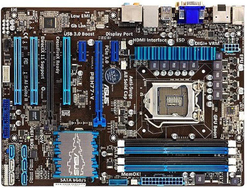 Amazon | ASUSTek Intel Socket 1155 DDR3メモリ対応 ATXマザーボード