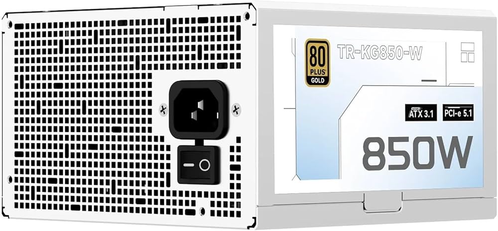 Amazon | Thermalright TR-KG850-W ホワイト ATX3.1 PCI-E 5.1 PSU