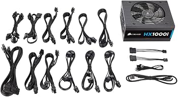 Amazon | Corsair HX1000i 1000ワット 80プラス プラチナ認定 PSU 高