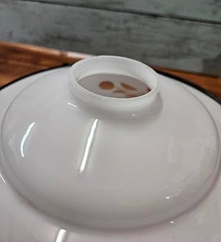 Amazon.co.jp: 日本のアンティーク ミルクガラス製 ランプシェード 電