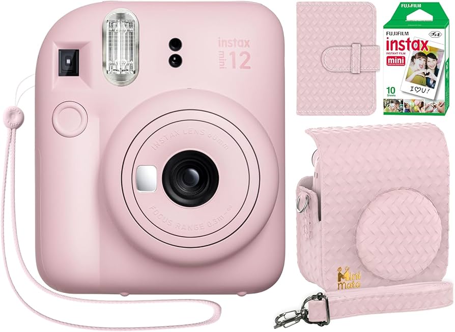 Amazon.com : Fujifilm Instax Mini 12 Instant Camera Blossom Pink +