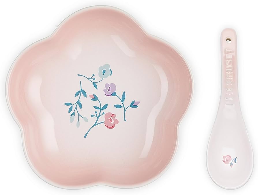 Amazon｜ル・クルーゼ(Le Creuset) フラワー・ディッシュ＆レンゲ