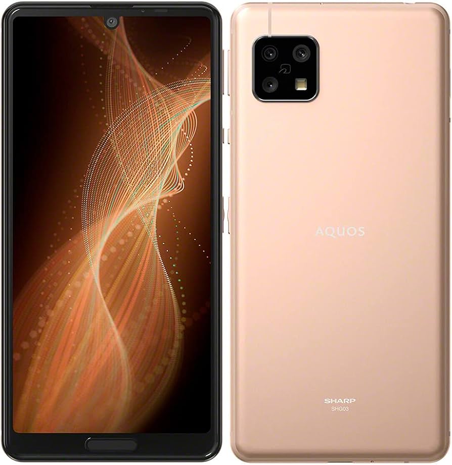 Amazon.co.jp: SHARP AQUOS Sense5G 64GB Light Copper SHG03 SIM Free