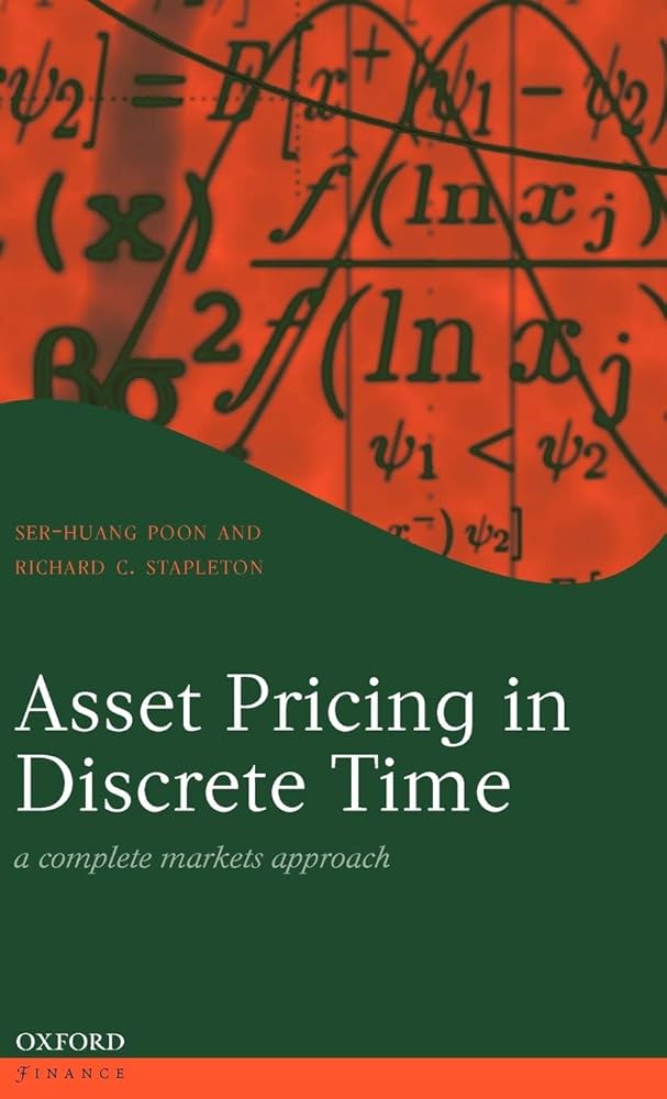 Amazon | Asset Pricing In Discrete Time: A Complete Markets