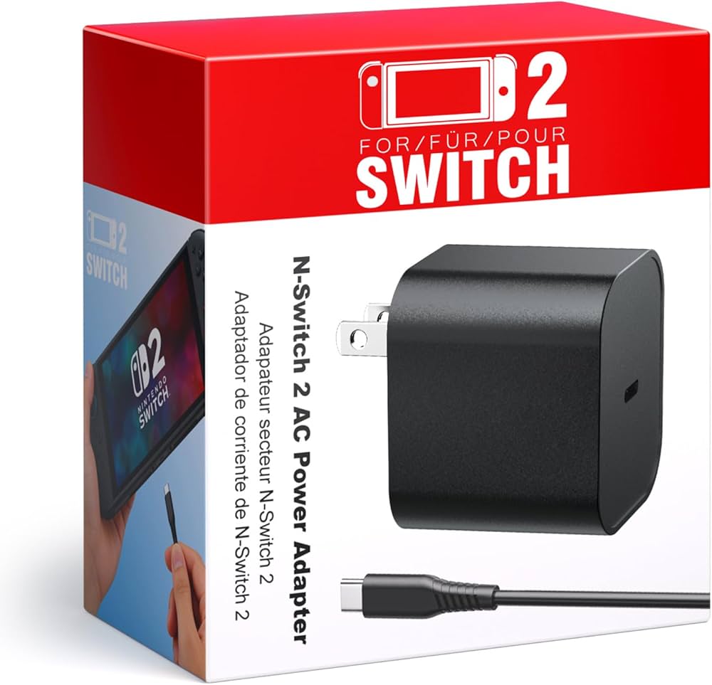 Amazon.com: Switch 2 Charger 60W PD 3.0 Fast Charging for Nintendo