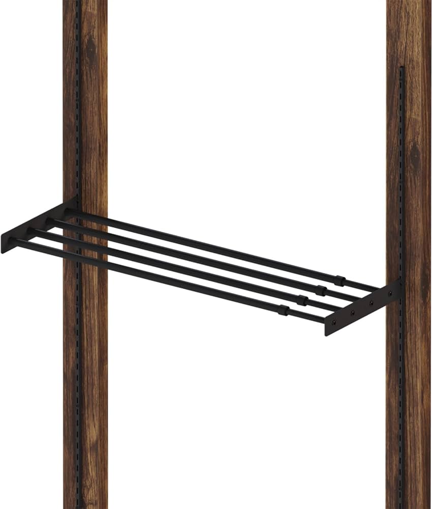 Amazon | 平安伸銅工業 LABRICO 棚柱 棚受け 伸縮ラック アイアン 700