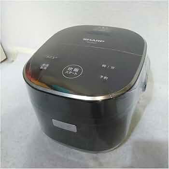 Amazon | シャープ KS-CF05D-B(ブラック系) ジャー炊飯器 3合炊き
