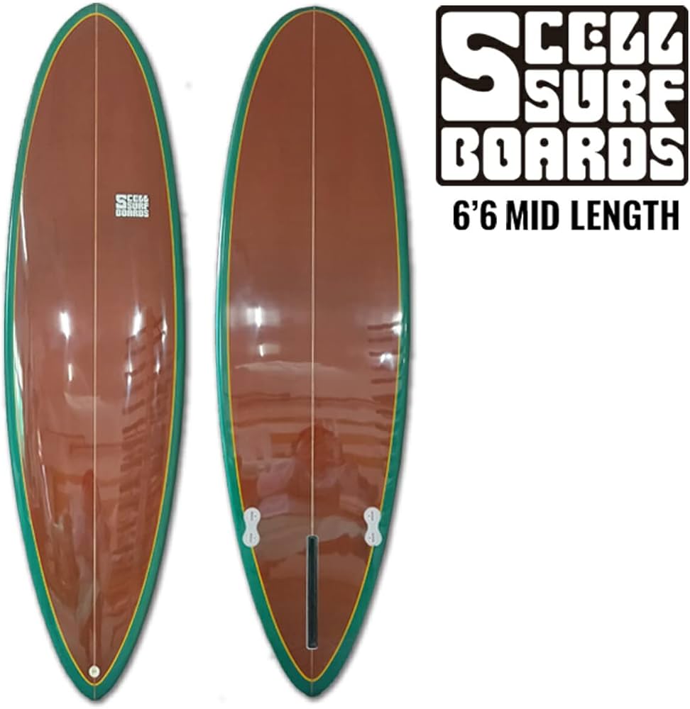 Amazon | SCELL セル ミッドレングス 6'6 レトロ オルタナティブ