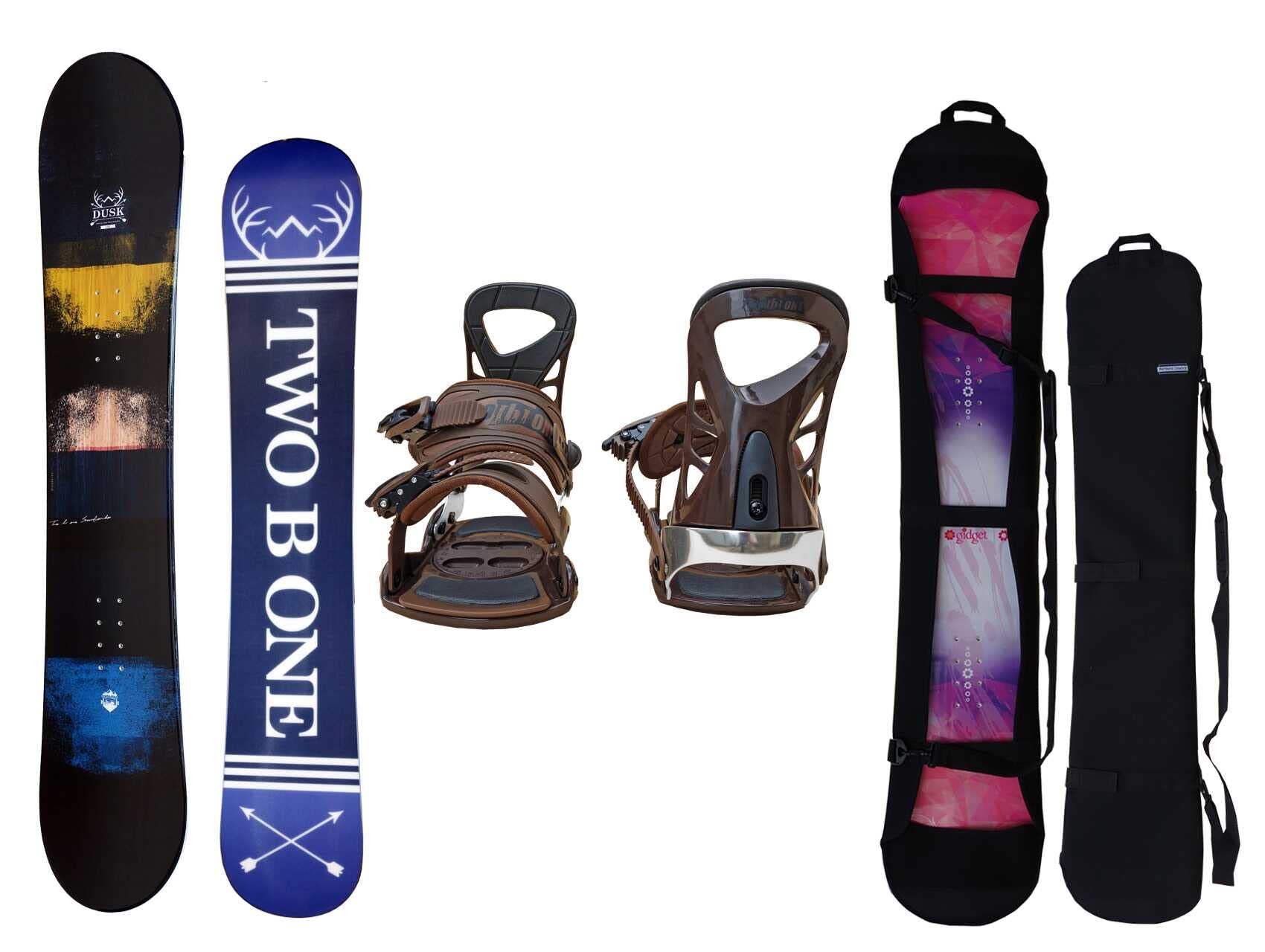 Amazon | TWO B ONE メンズ スノーボード3点セット DUSK ブルー154++