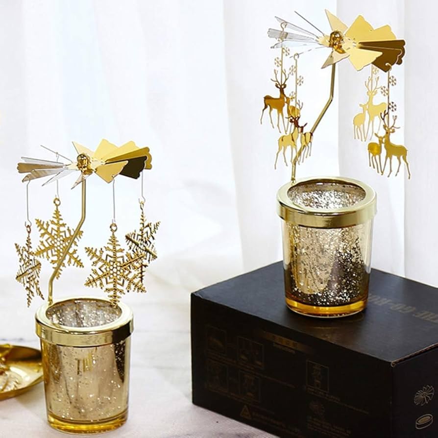 Amazon.co.jp: クリスマスキャンドルホルダー 2本 クリスマス ランタン