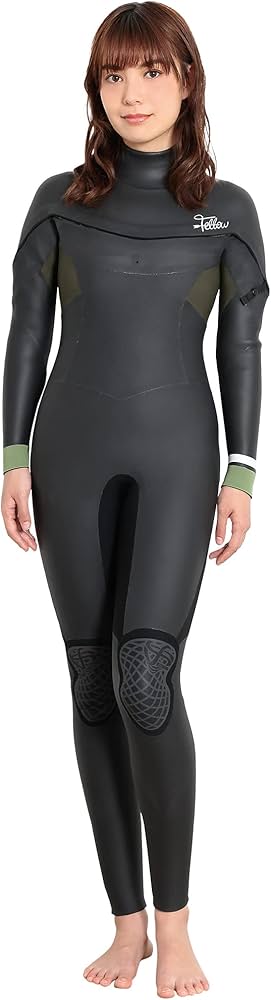 Amazon.co.jp: FELLOW Semi-Dry Wetsuit Women's 5mm 3mm Long Chest
