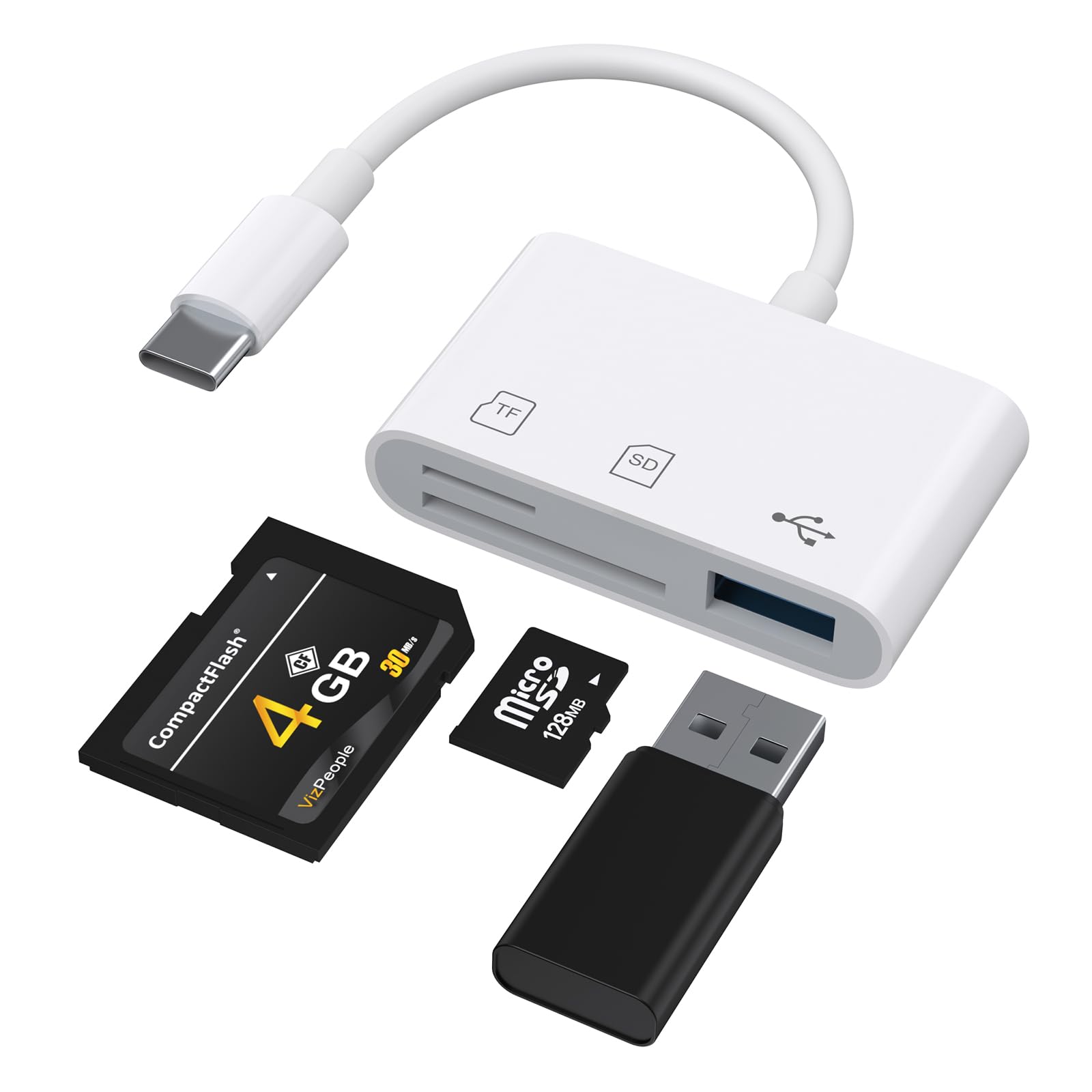 Amazon.co.jp: 3in1 USB C SDカードリーダー USB ポート拡張 多機能