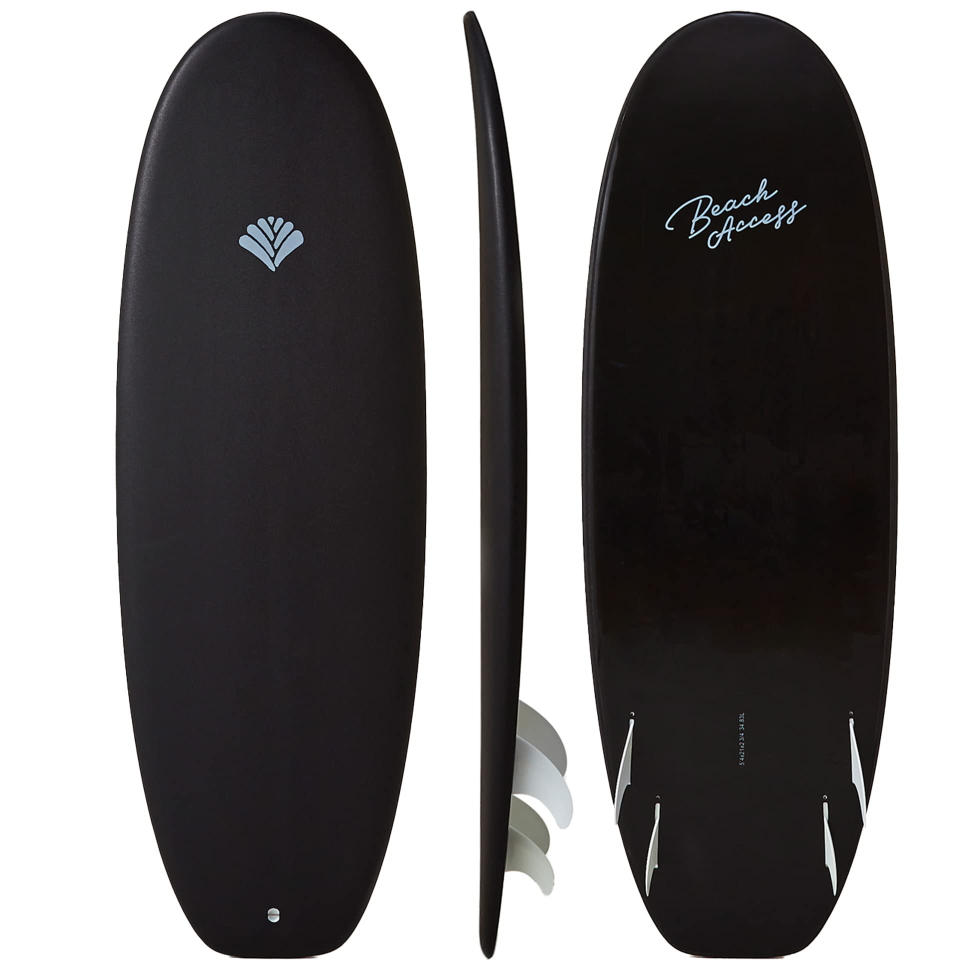 Amazon | Beach Access ソフトボード サーフボード 5'4” 35L ミニ