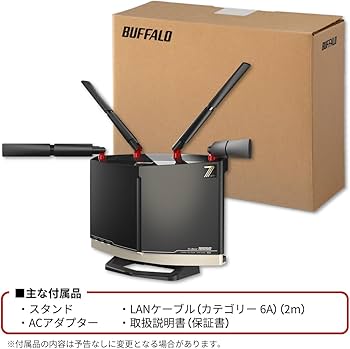 Amazon.co.jp: WXR18000BE10P/N Buffalo WiFi Router, Wireless LAN Wi