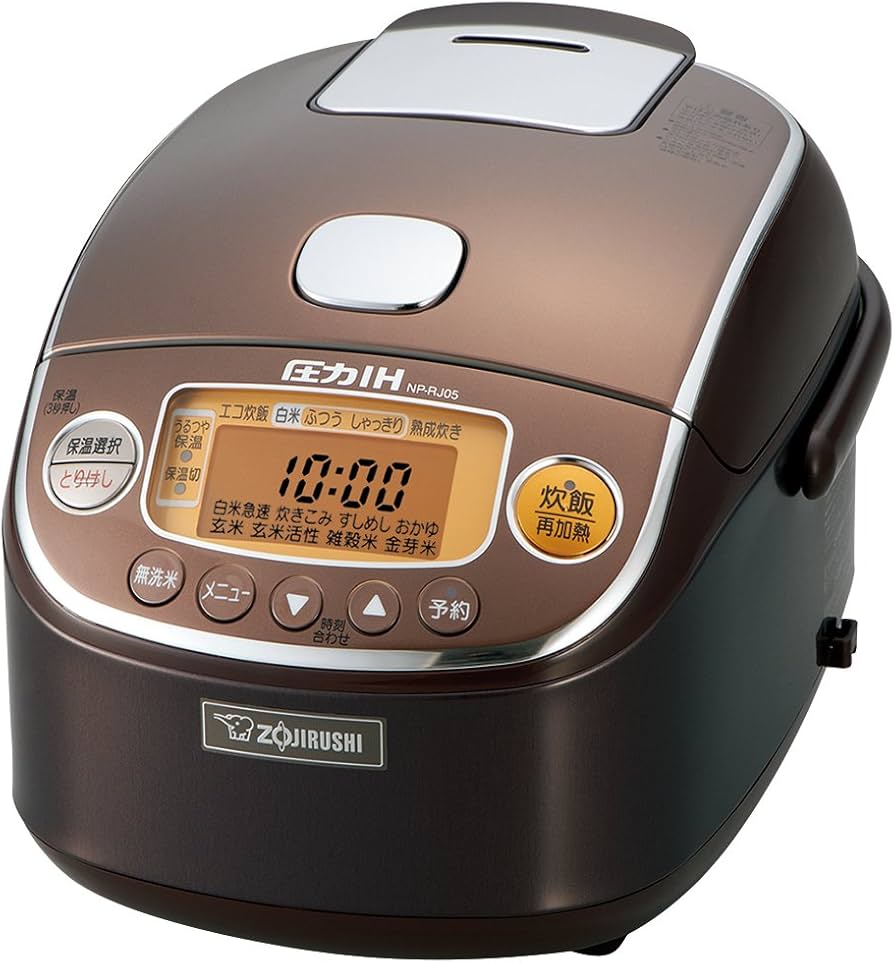 Amazon | 象印 炊飯器 圧力IH式 3合 NP-RJ05-TA | 象印マホービン