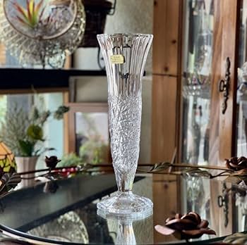 Amazon.co.jp: クリスタルガラス 花瓶 フラワーベース 花器 カメイ