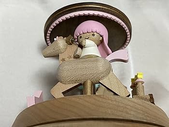 Amazon | キキララ 木製オルゴール レア 星に願いを 馬 | オルゴール