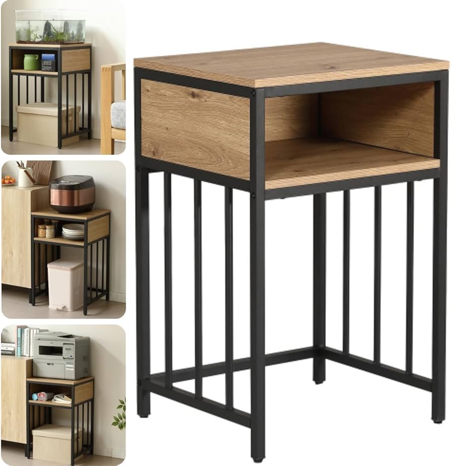 Amazon.co.jp: 水槽台 水槽スタンド 幅45cm 60cm 2段 収納棚 木製 耐