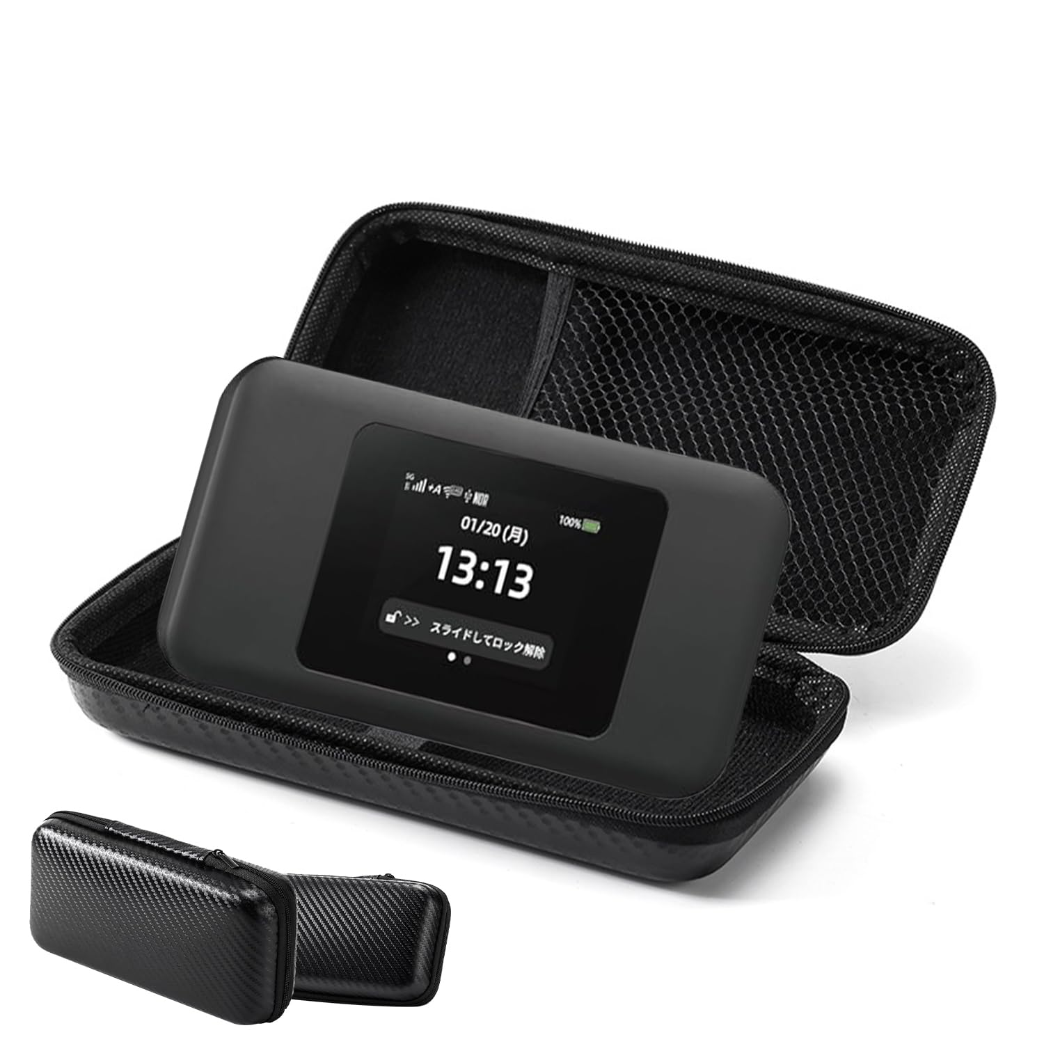 Amazon.co.jp: For au/UQ Speed Wi-Fi 5G 01 用 ケース 収納バッグ