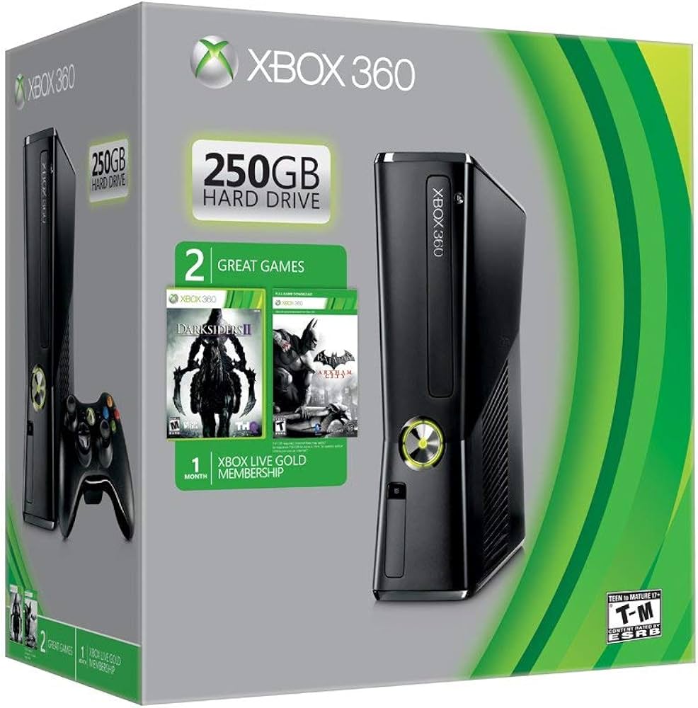 Amazon.com: Microsoft Xbox 360 250GB Spring Value Bundle (Renewed