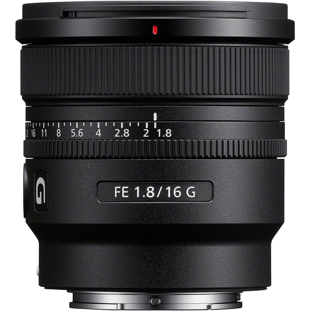 Amazon.com : Sony E 16 mm F1.8 G Ultra-Wide Prime Lens (SEL16F18G