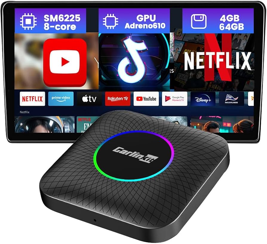 Amazon.co.jp: CarlinKit CarPlay AI Box - 有線CarPlay搭載タッチ