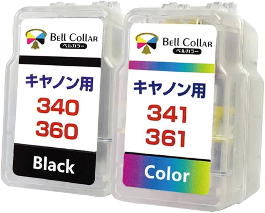 Amazon.co.jp: 3年保証 大容量 キャノン 互換 BC-360 + BC-361 / BC