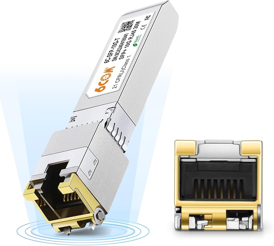 Amazon.com: 10GBase-T SFP+ Copper RJ45 Module Transceiver, RJ-45