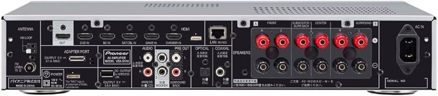 Amazon.co.jp: パイオニア AVアンプ 6.2ch AirPlay/MHL/4K/ハイレゾ