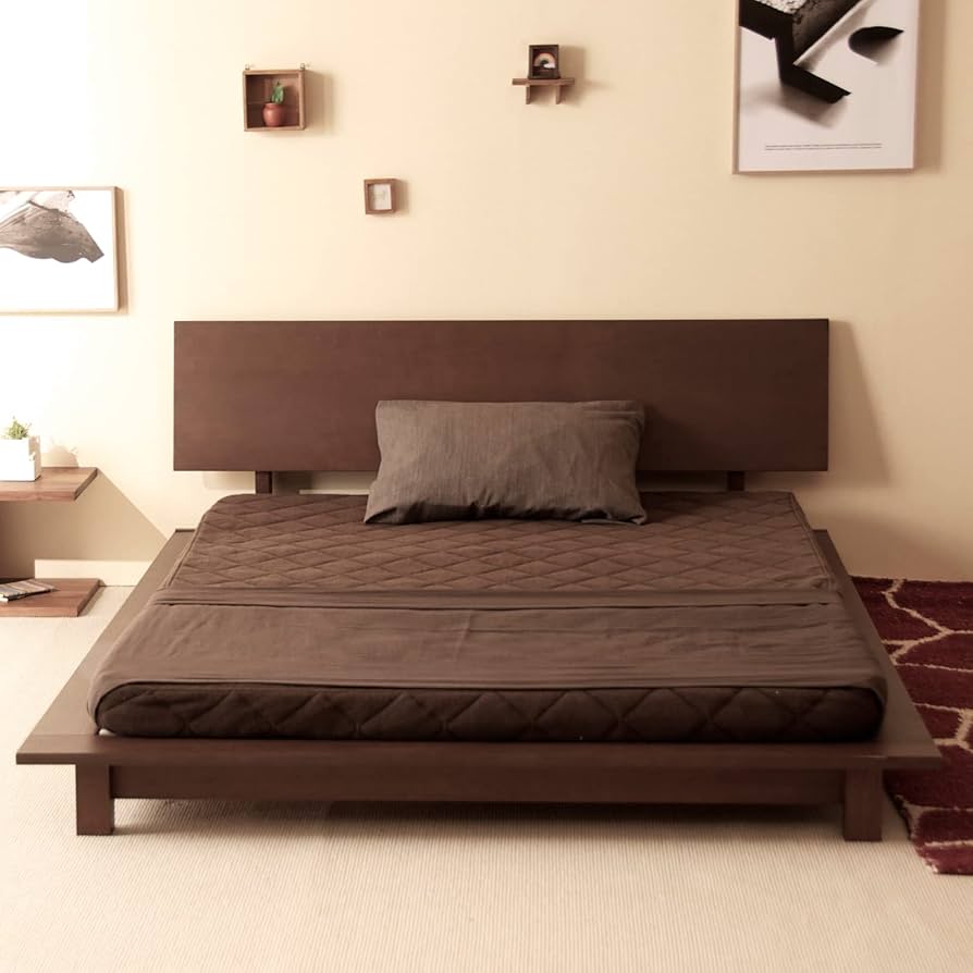 Amazon｜「木製ローベッドフレーム THETA（シータ）」 天然木 ベッド